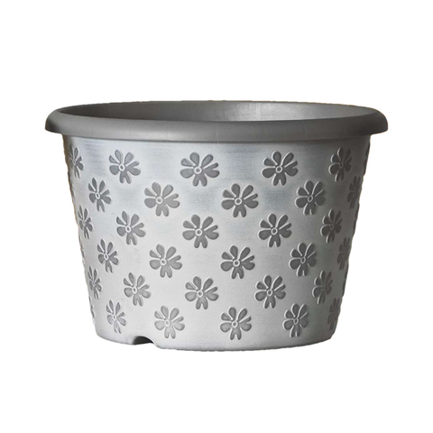 9-inch Iris Flowerpot