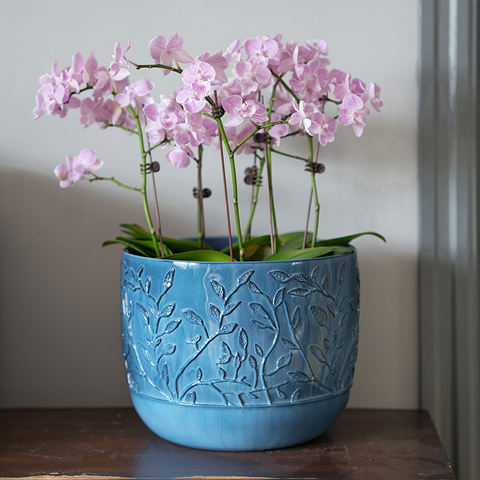 10-inch Lorin Leaf Flowerpot