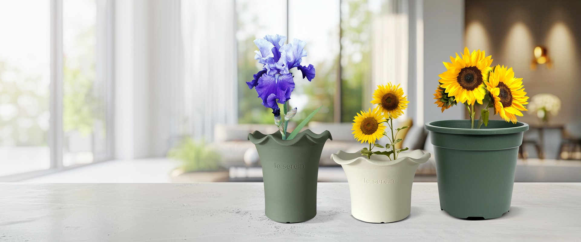 Stackable Flower Pots Solution