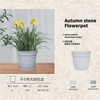 8-inch Autumn Stone Flowerpot