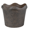 10" Qirui Pot Dark Brown Vintage Indoor Outdoor Planter