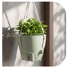 12" Anbo Round Hanging Pot White Indoor Outdoor Planter