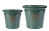 12" Clorie Garden Step Pot Light Gray Indoor Outdoor Decorative Planter