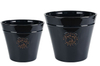 12" Clorie Garden Slant Pot Wine Red Indoor Outdoor Decorative Planter