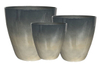 Kmart Egg Pot Mist Gray Celadon Ceramic-Look Decorative Planter