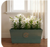 24" Clorie Long Trough Red Indoor Outdoor Decorative Planter