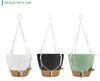 12" Anbo Round Hanging Pot White Indoor Outdoor Planter